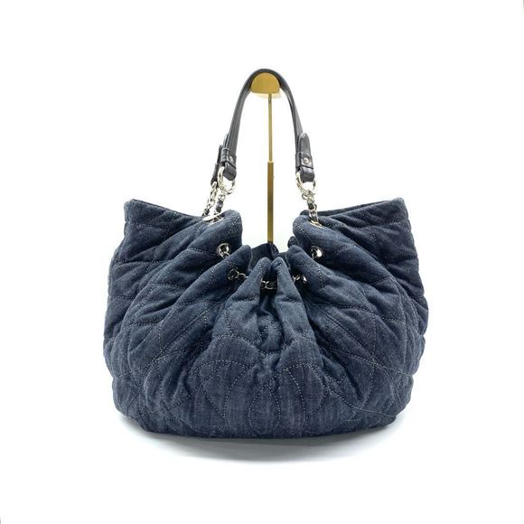 Chanel Chanel Denim Stretch Spirit Cabas Denim Tote Bag - Picture 1 of 16
